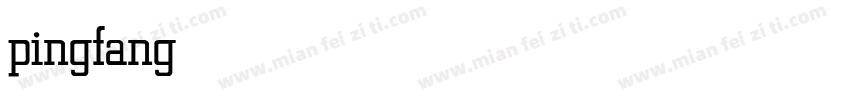pingfanghk light字体转换
